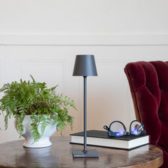Dark Grey Micro Cordless Lamp
