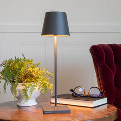 Dark Grey Cordless Lamp