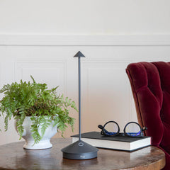 Dark Grey LED Cordless Lamp