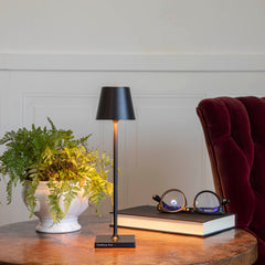Black Micro Cordless Lamp