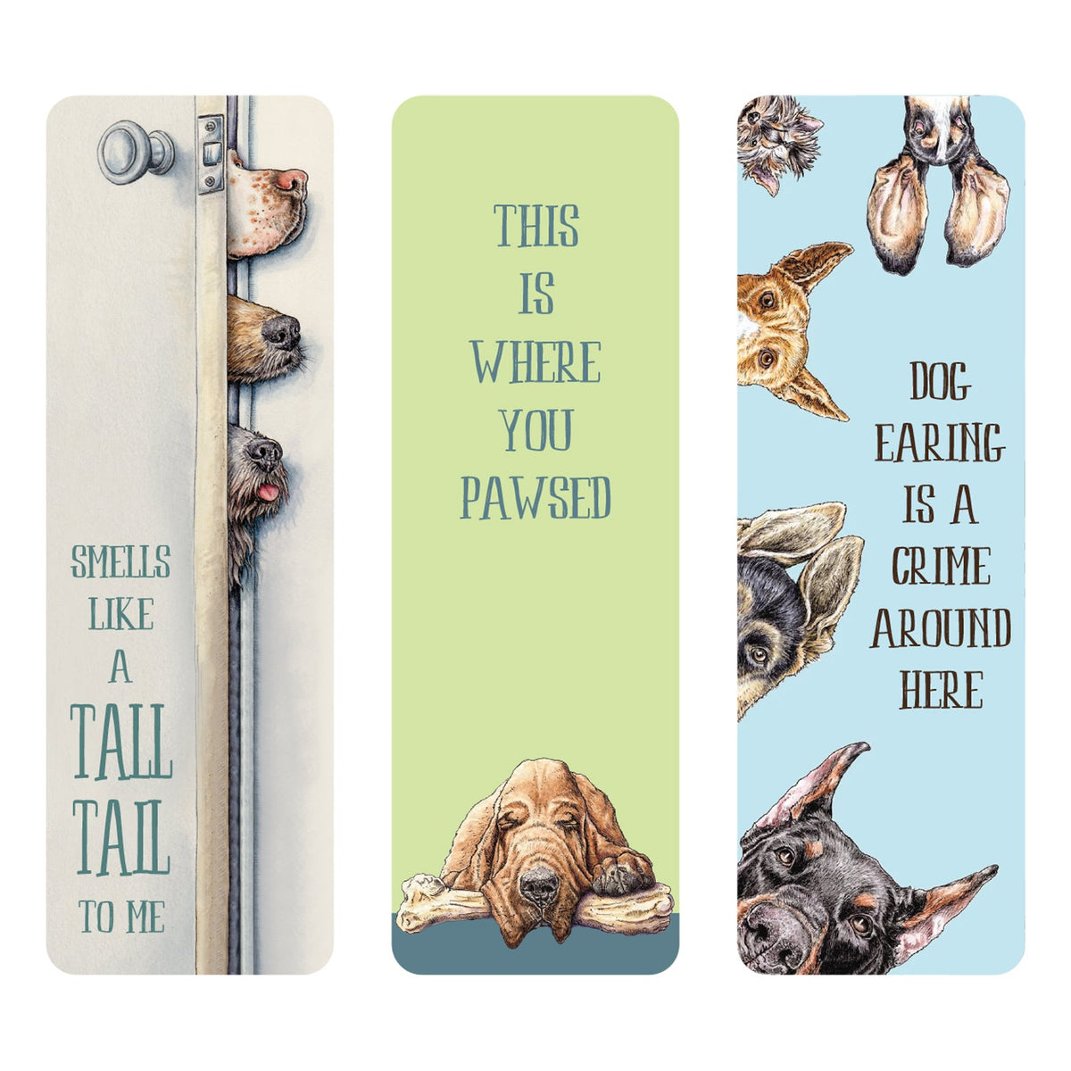 Dog Tales Bookmarks Set of 3