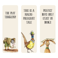 Avid Reader Bookmarks Set of 3