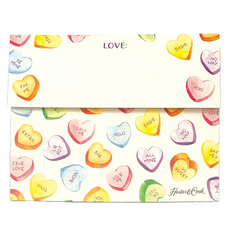 Conversation Hearts Fold Note