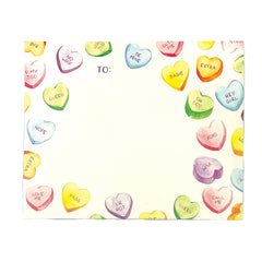 Conversation Hearts Fold Note