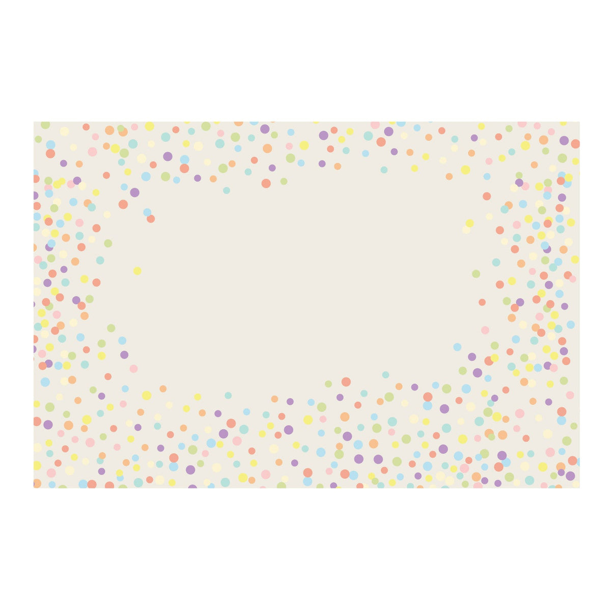 Confetti Sprinkles Personalized Placemat