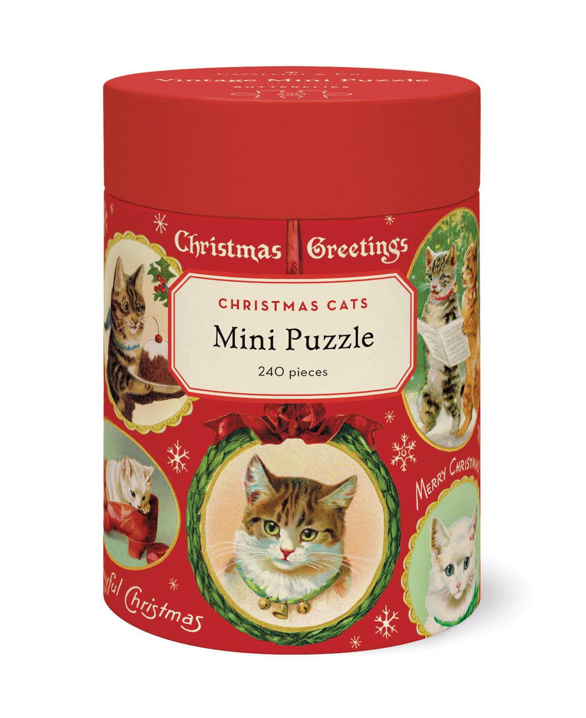 Christmas Cats Mini 240 Piece Puzzle