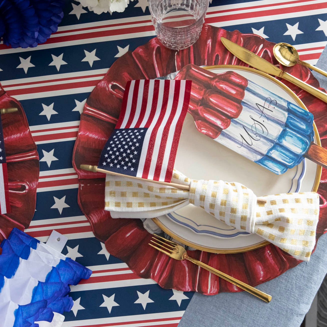 Die-cut Star-Spangled Placemat