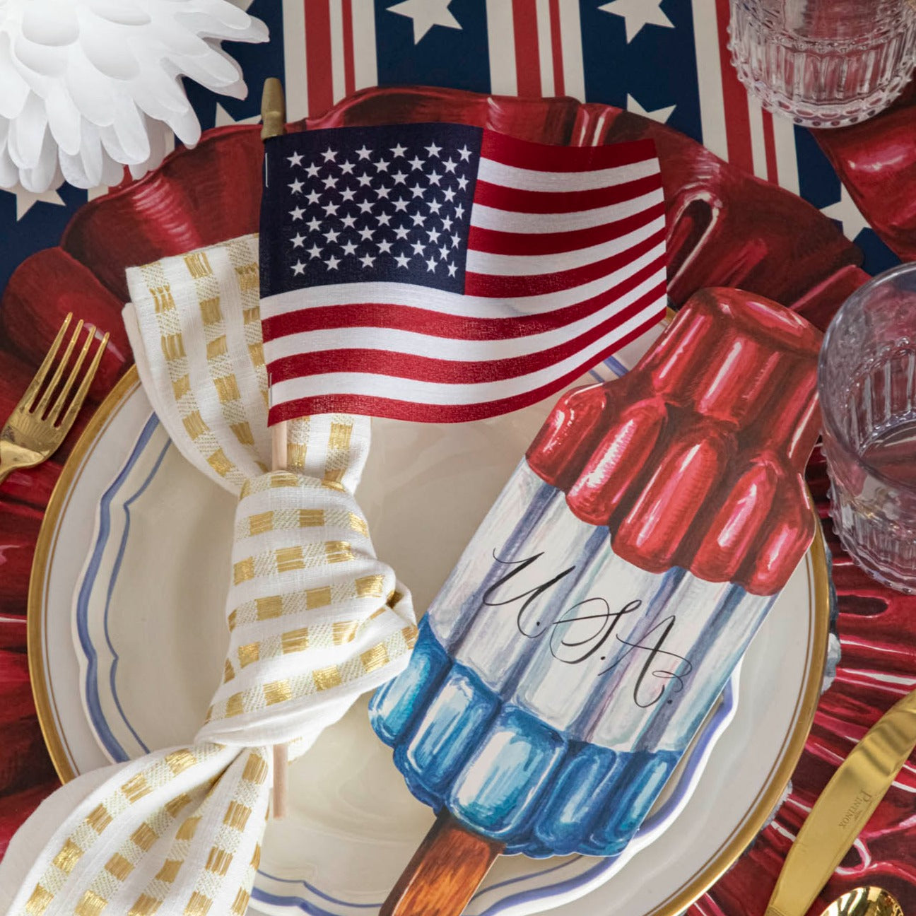 Die-cut Star-Spangled Placemat