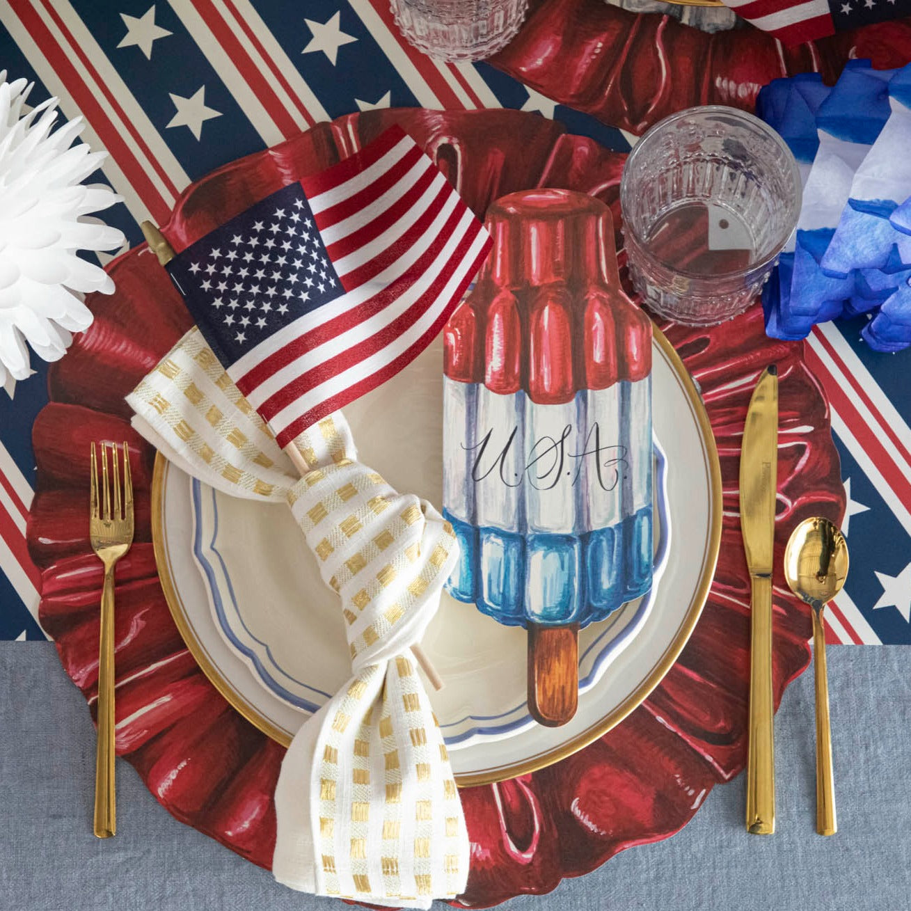 Die-cut Star-Spangled Placemat