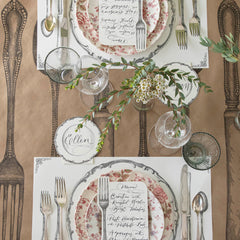 Cutlery on Kraft Runner