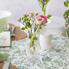 Dublin Crystal 5 Piece Bud Vase Set