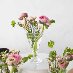 Dublin Crystal 5 Piece Bud Vase Set