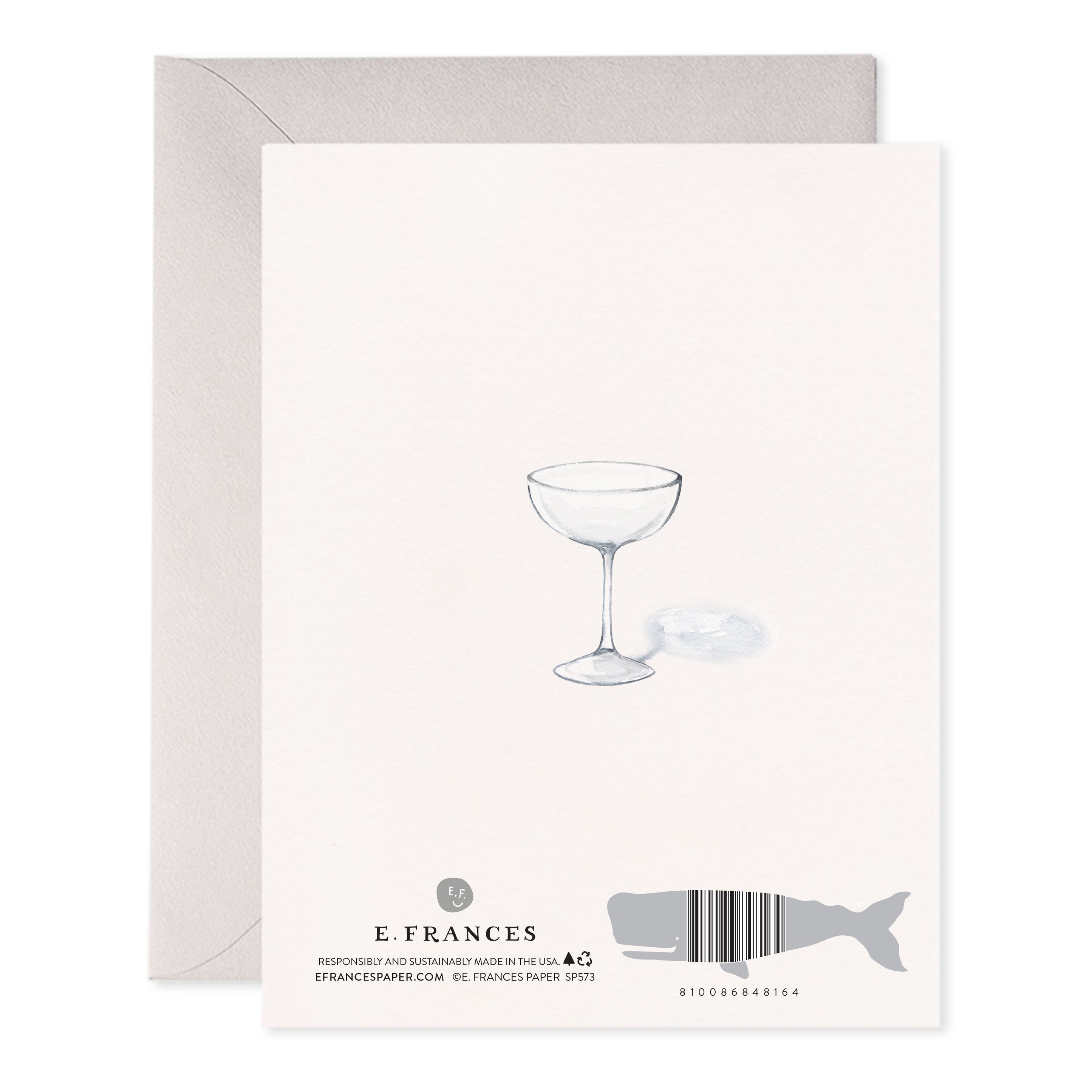 Champagne Tower Card