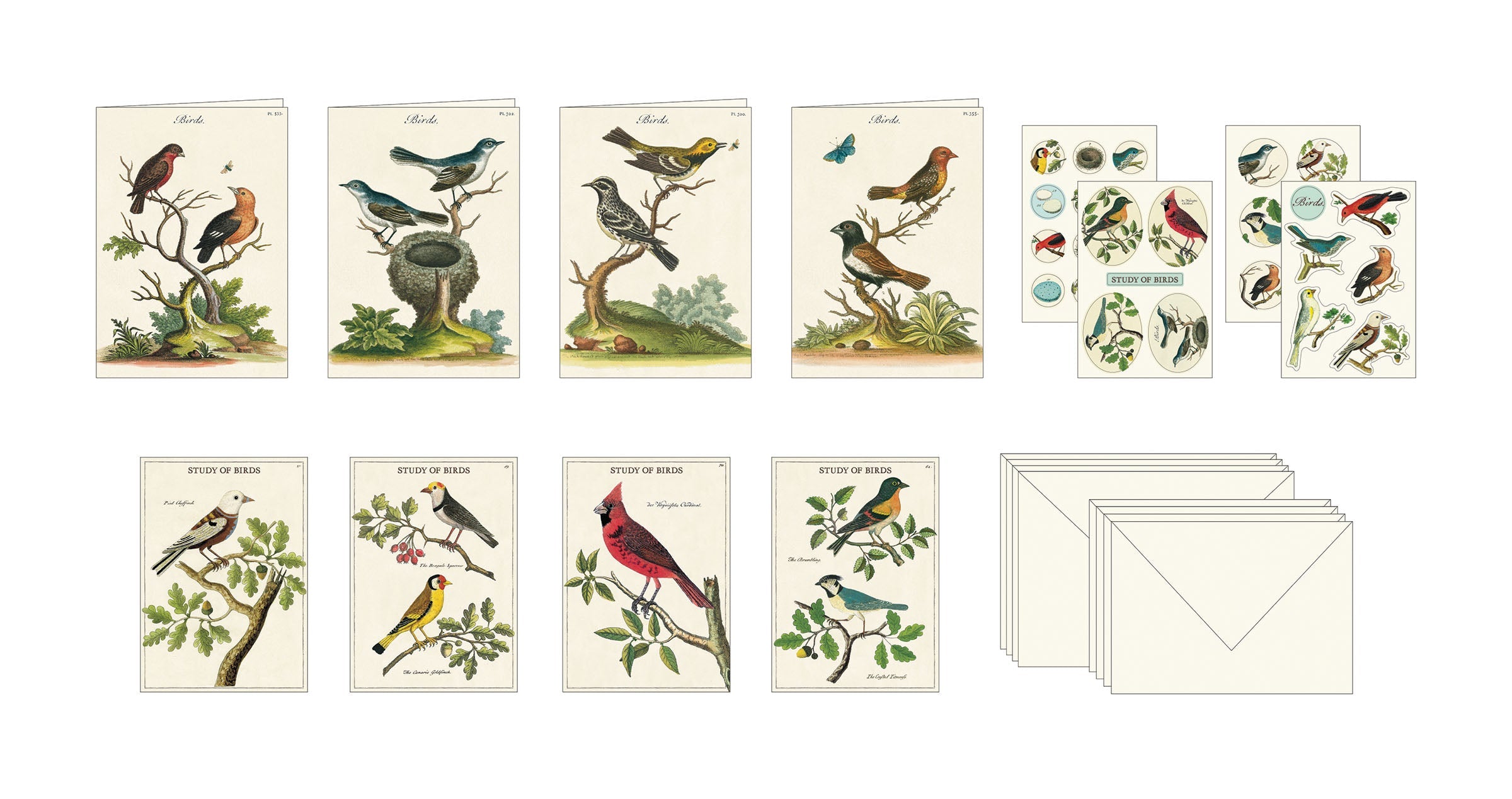 Birds Stationery Set