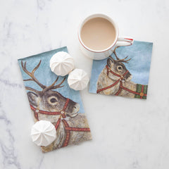 Dashing Reindeer Guest Napkins
