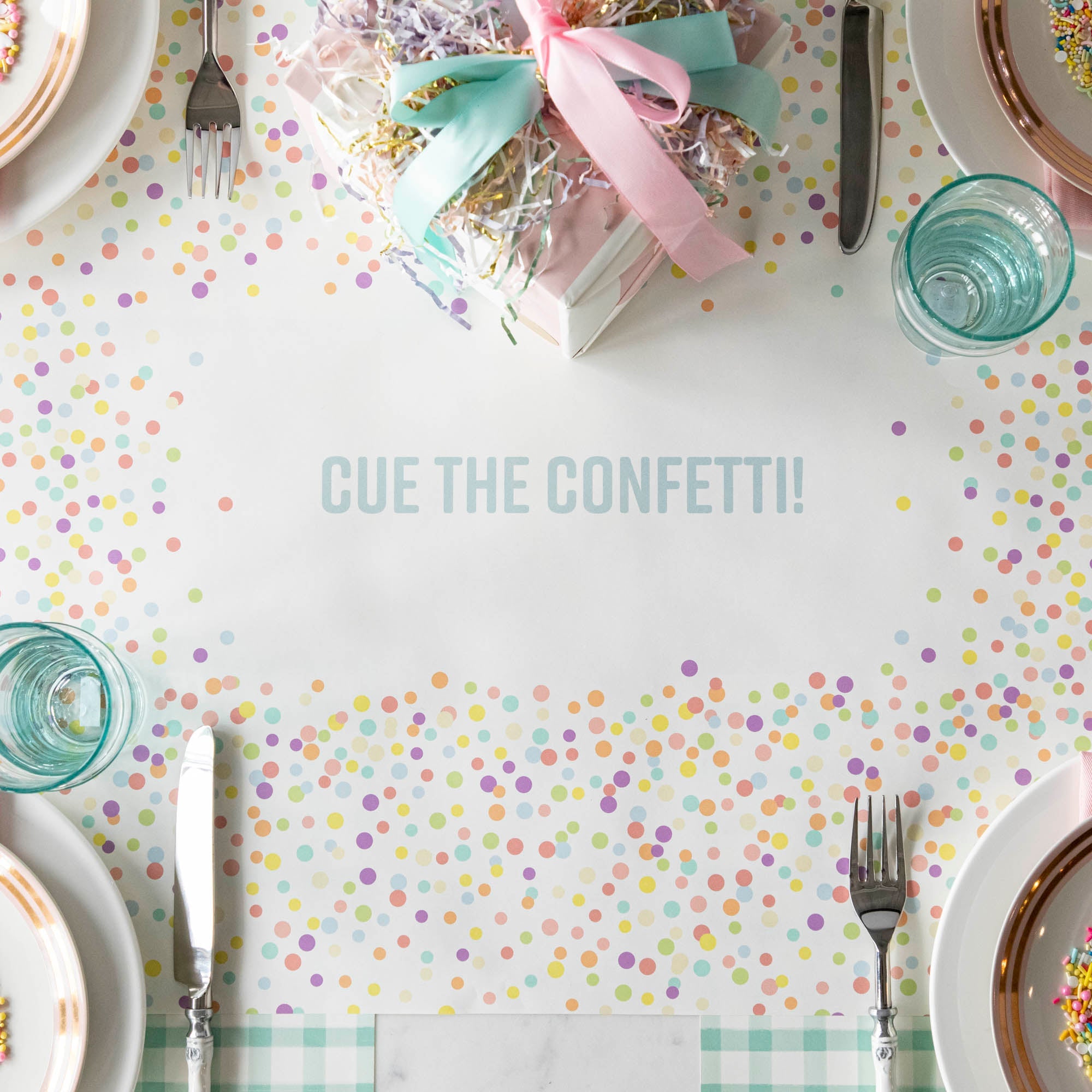 Confetti Sprinkles Personalized Runner