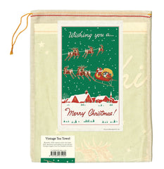 Christmas Reindeer Tea Towel
