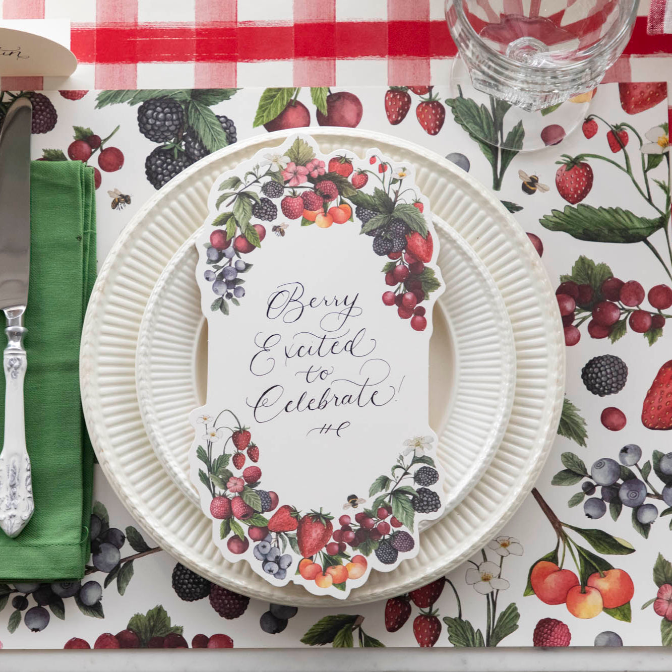 Berry Bramble Table Card
