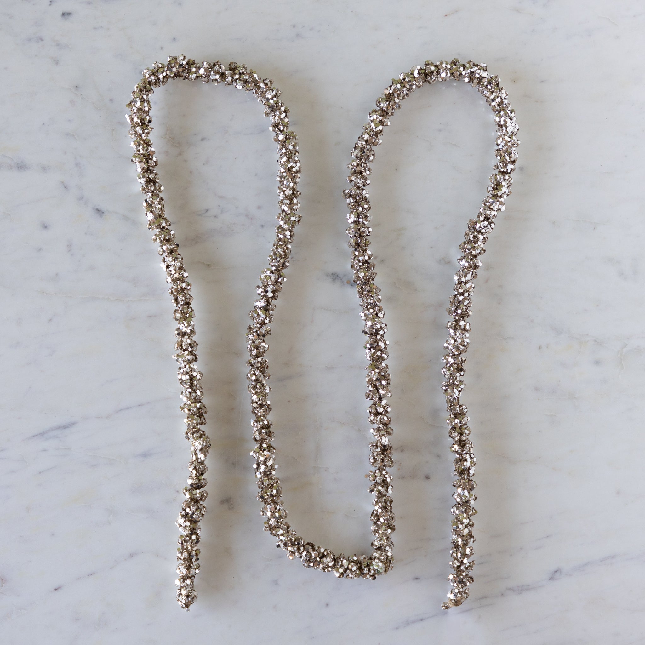 Champagne Glitter Garland