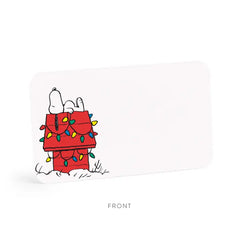 E. Frances X Peanuts® Snoopy Holiday Dog House Little Notes®