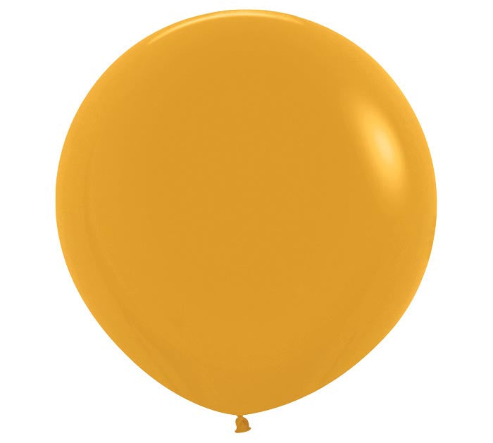 Deluxe Mustard Helium-Filled Balloon