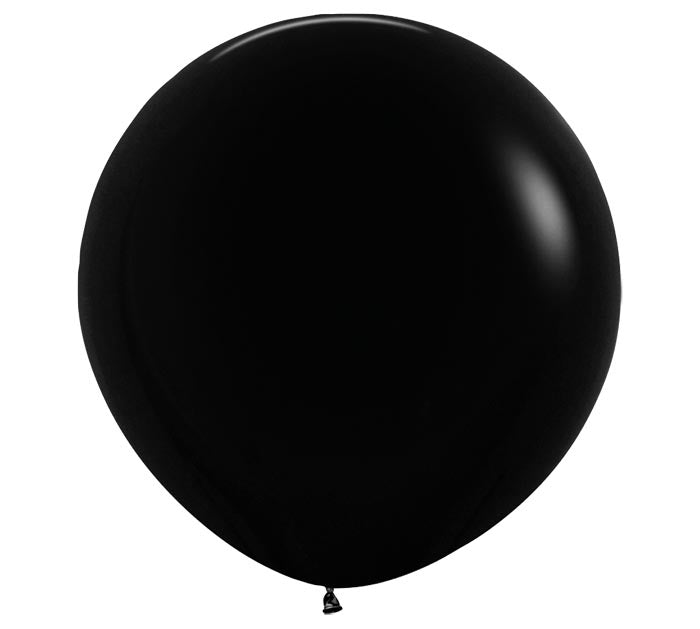Deluxe Black Helium-Filled Balloon