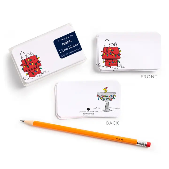 E. Frances X Peanuts® Snoopy Holiday Dog House Little Notes®