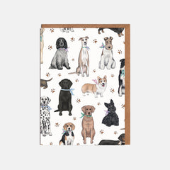 Dog Greeting Card