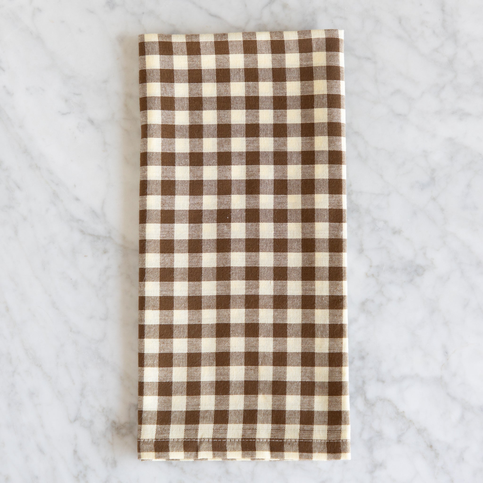 Brown Gingham Napkin