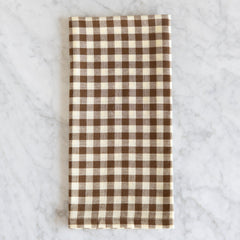 Brown Gingham Napkin