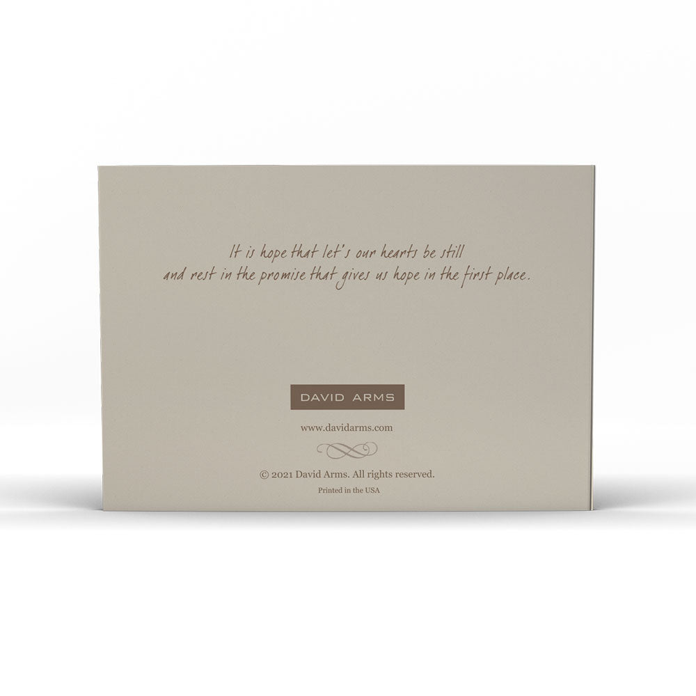 "Hope" (Scrabble) Notecard