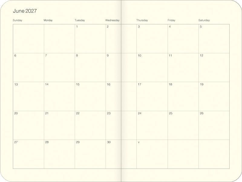 2027 Foraging Weekly Planner