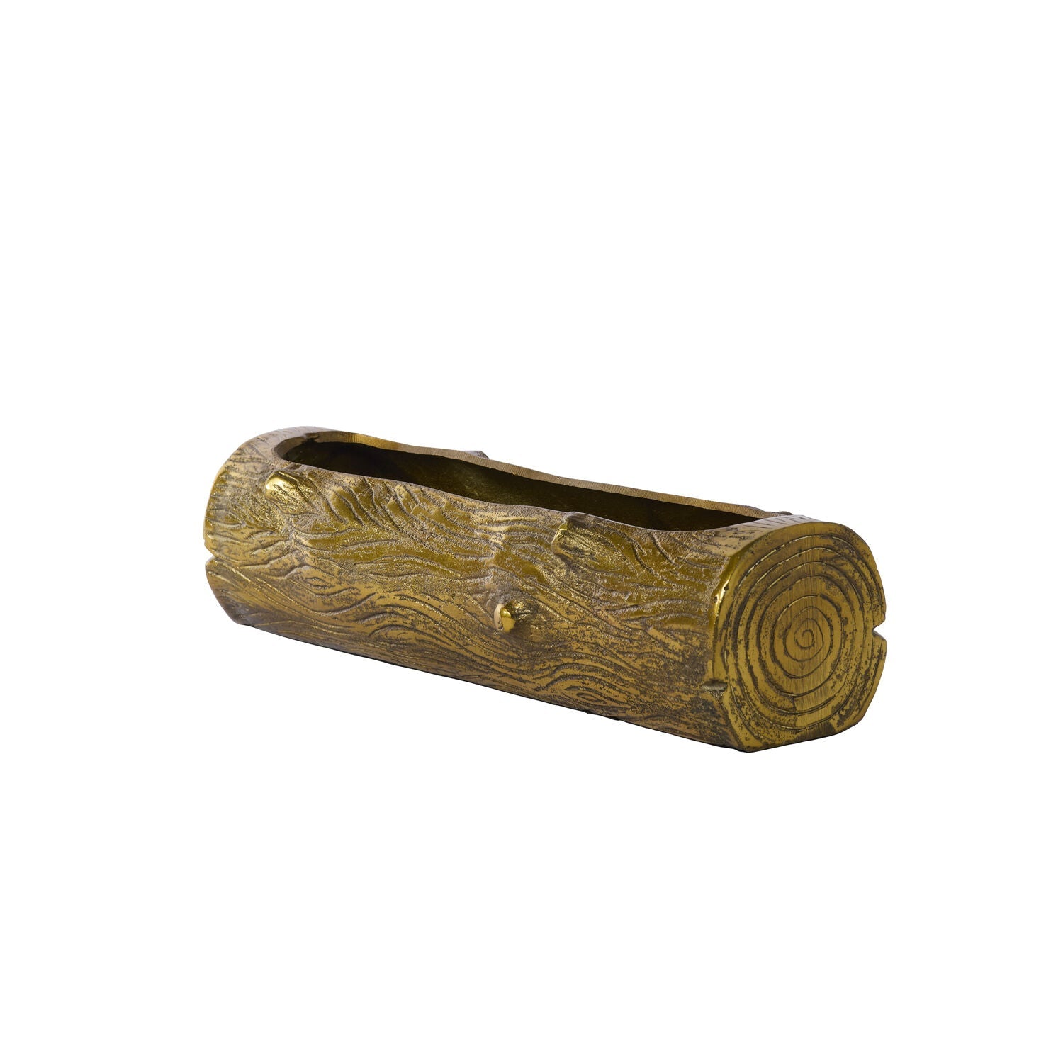 Antiqued Gold Bark Vessels